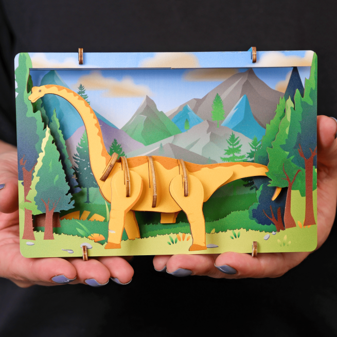 Fotos und Abbildungen von Dino Discovery 3D Puzzle Kit. ESC WELT.