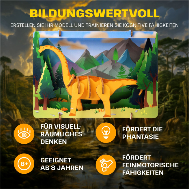 Fotos und Abbildungen von Dino Discovery 3D Puzzle Kit. ESC WELT.