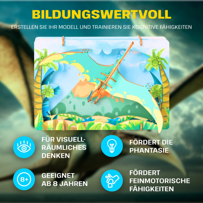 Fotos und Abbildungen von Dino Discovery 3D Puzzle Kit. ESC WELT.