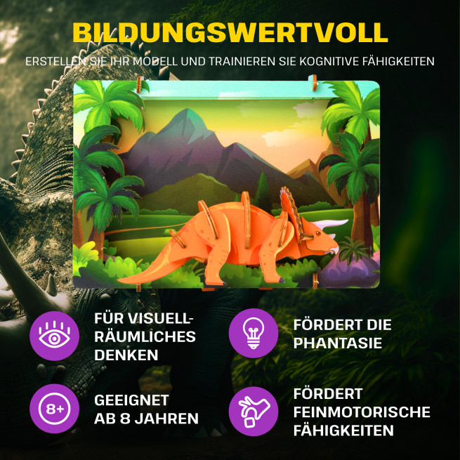 Fotos und Abbildungen von Dino Discovery 3D Puzzle Kit. ESC WELT.