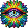 Fotos und Abbildungen von Eye puzzle 200 pieces. ESC WELT.