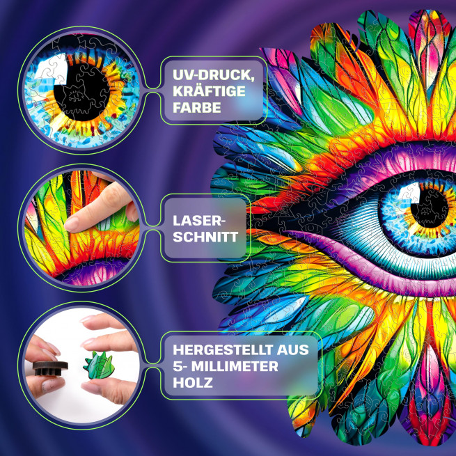 Fotos und Abbildungen von Eye puzzle 200 pieces. ESC WELT.