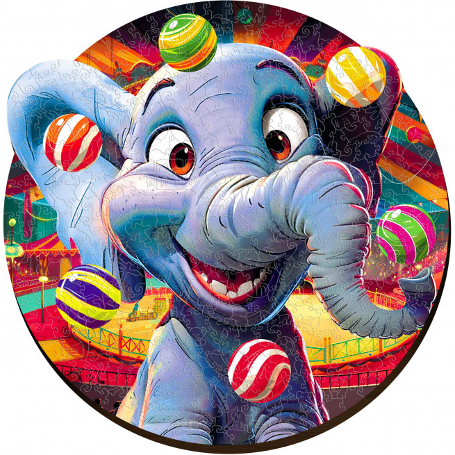 Fotos und Abbildungen von Funny Elephant Puzzle 300 pieces. ESC WELT.