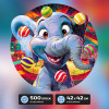 Fotos und Abbildungen von Funny Elephant Puzzle 500 pieces. ESC WELT.