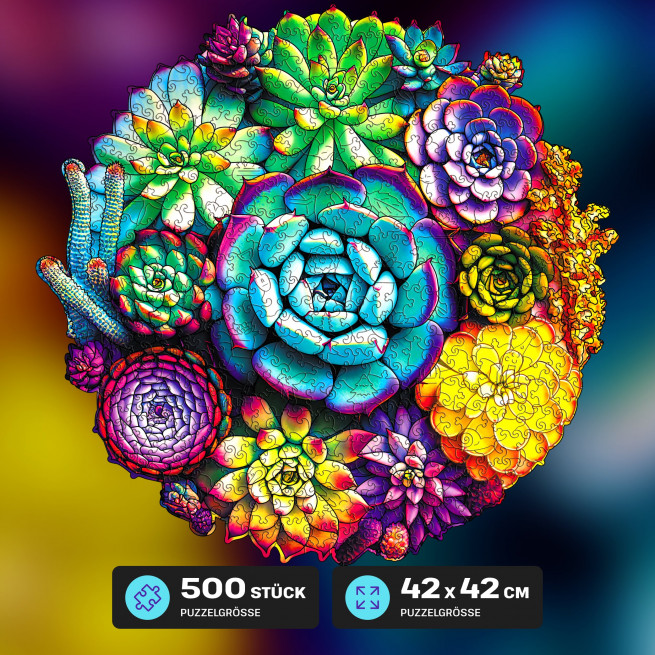 Fotos und Abbildungen von SUCCULENT PUZZLE 500 Teile. ESC WELT.