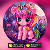 Fotos und Abbildungen von Unicorn Puzzle 300 pieces. ESC WELT.