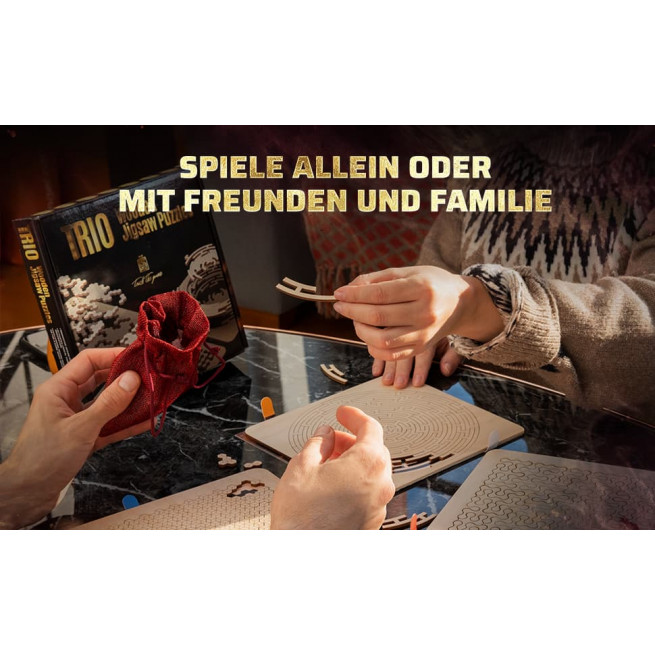 Fotos und Abbildungen von Trio Wooden Jigsaw Puzzles. ESC WELT.