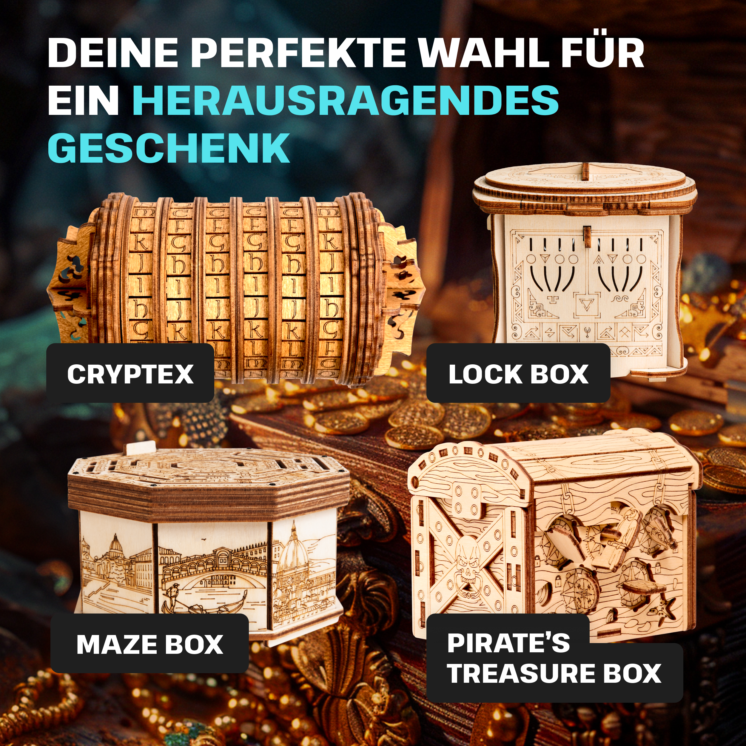 Fotos und Abbildungen von Pirate's Treasure Chest. ESC WELT.