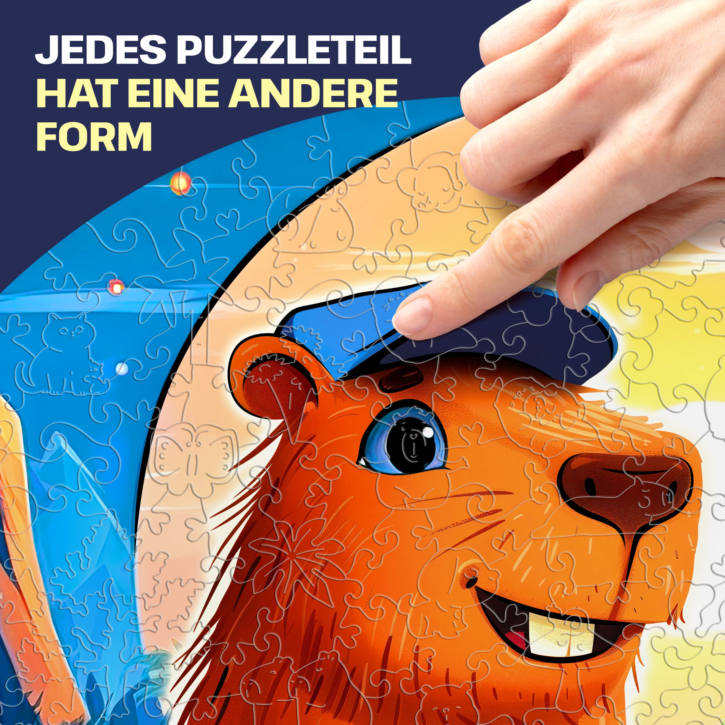 Fotos und Abbildungen von Capybara Puzzle 200 pieces. ESC WELT.