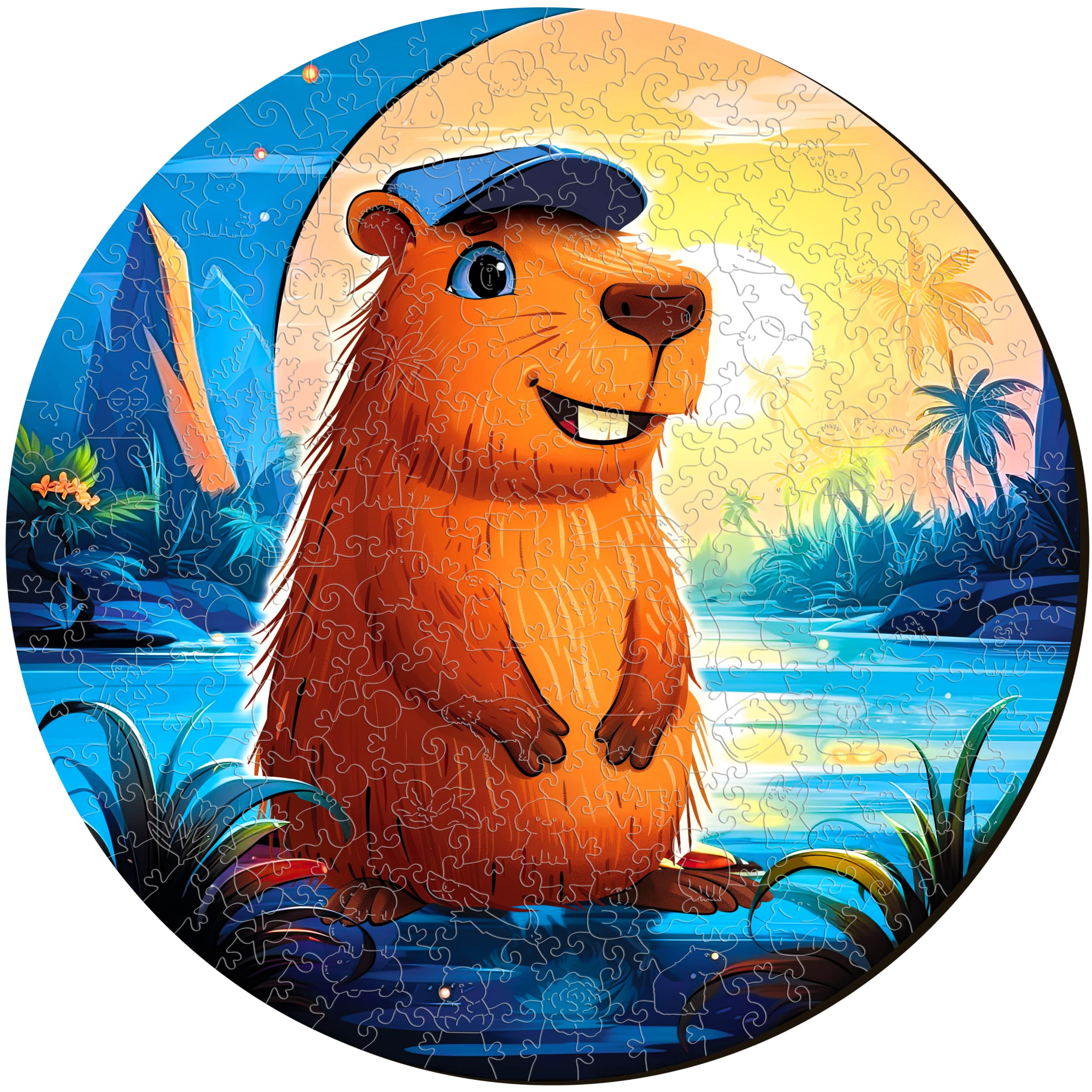 Fotos und Abbildungen von Capybara Puzzle 200 pieces. ESC WELT.