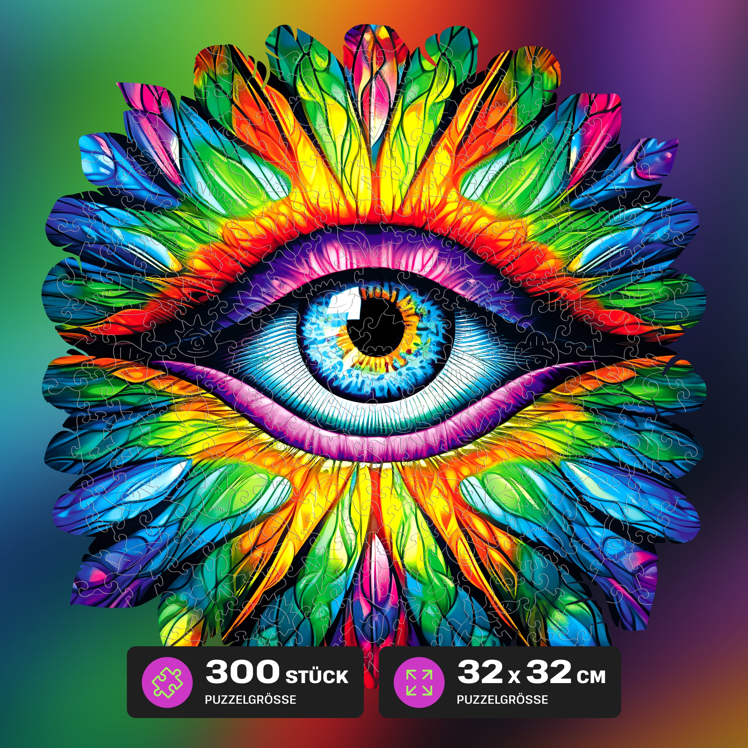 Fotos und Abbildungen von Eye puzzle 300 pieces. ESC WELT.