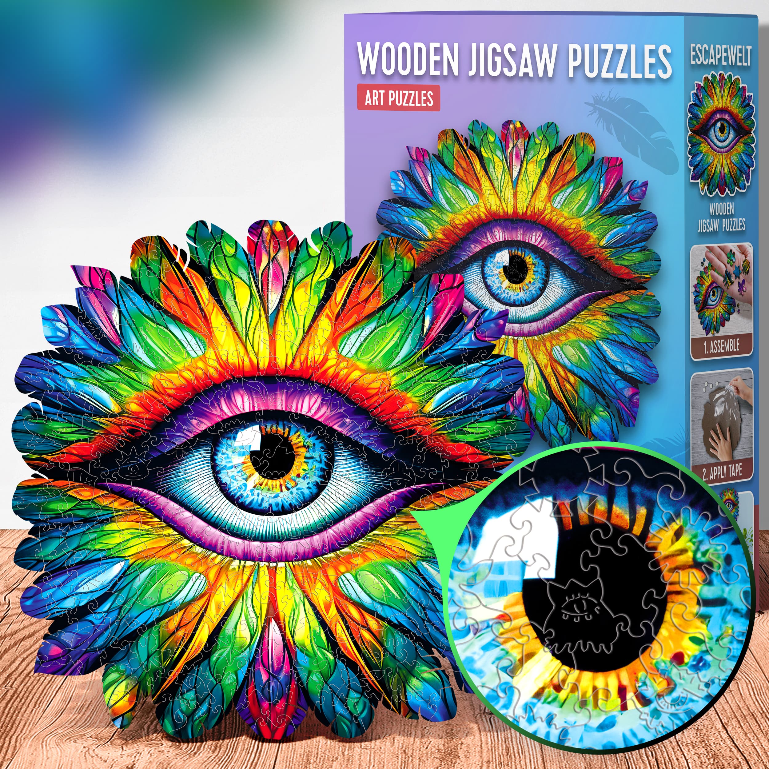 Fotos und Abbildungen von Eye puzzle 300 pieces. ESC WELT.