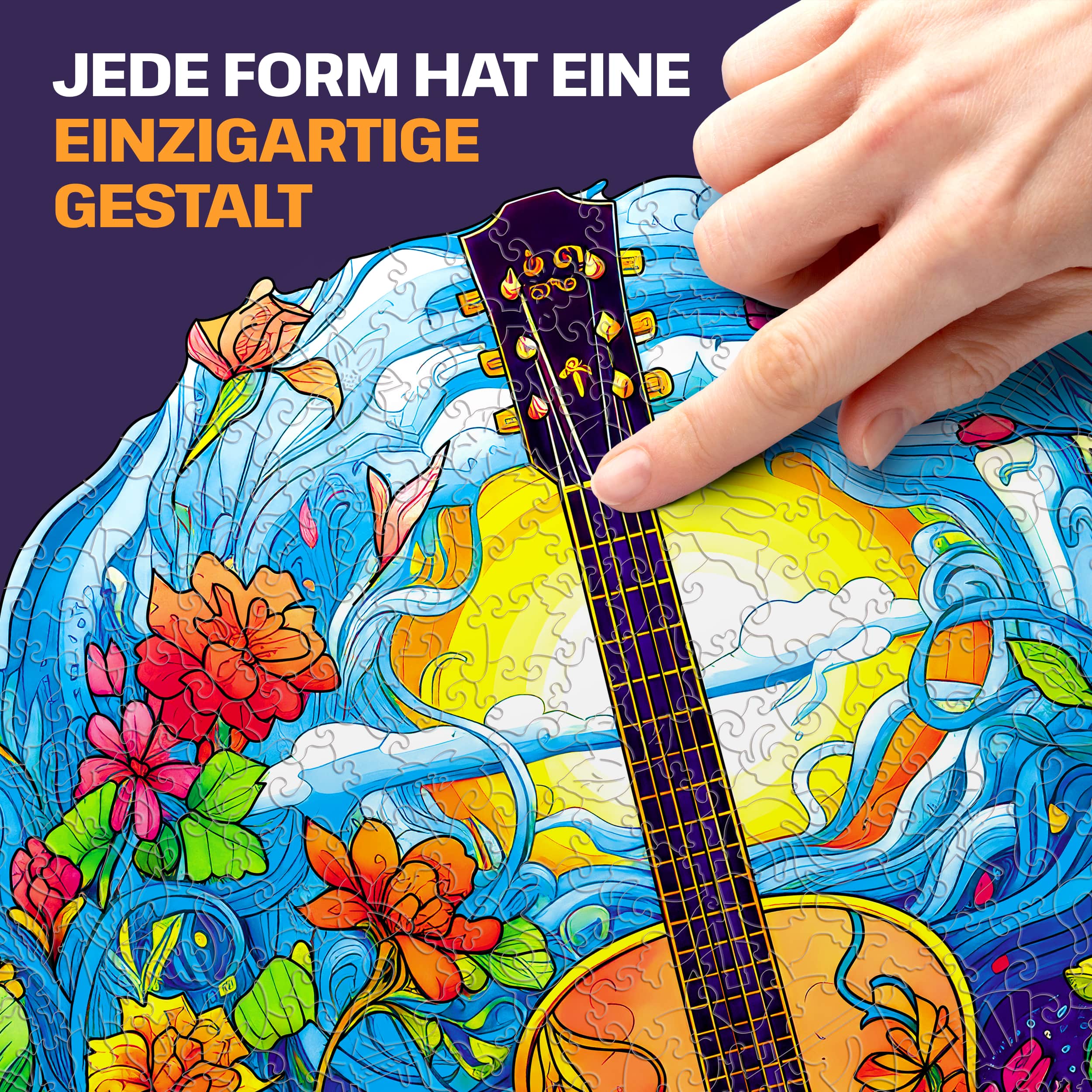 Fotos und Abbildungen von Guitar puzzle 300 pieces. ESC WELT.