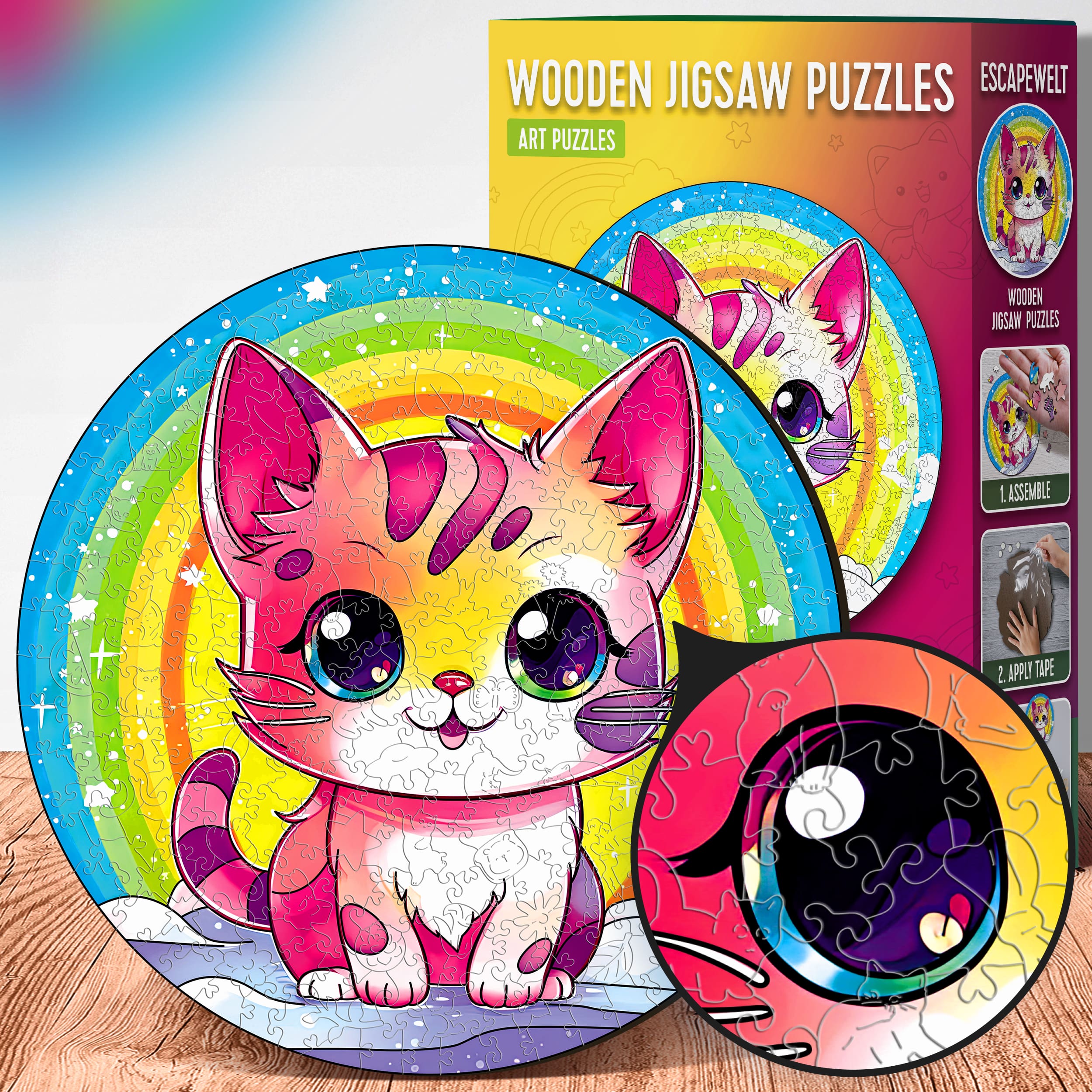 Fotos und Abbildungen von Kitten Puzzle 200 pieces. ESC WELT.