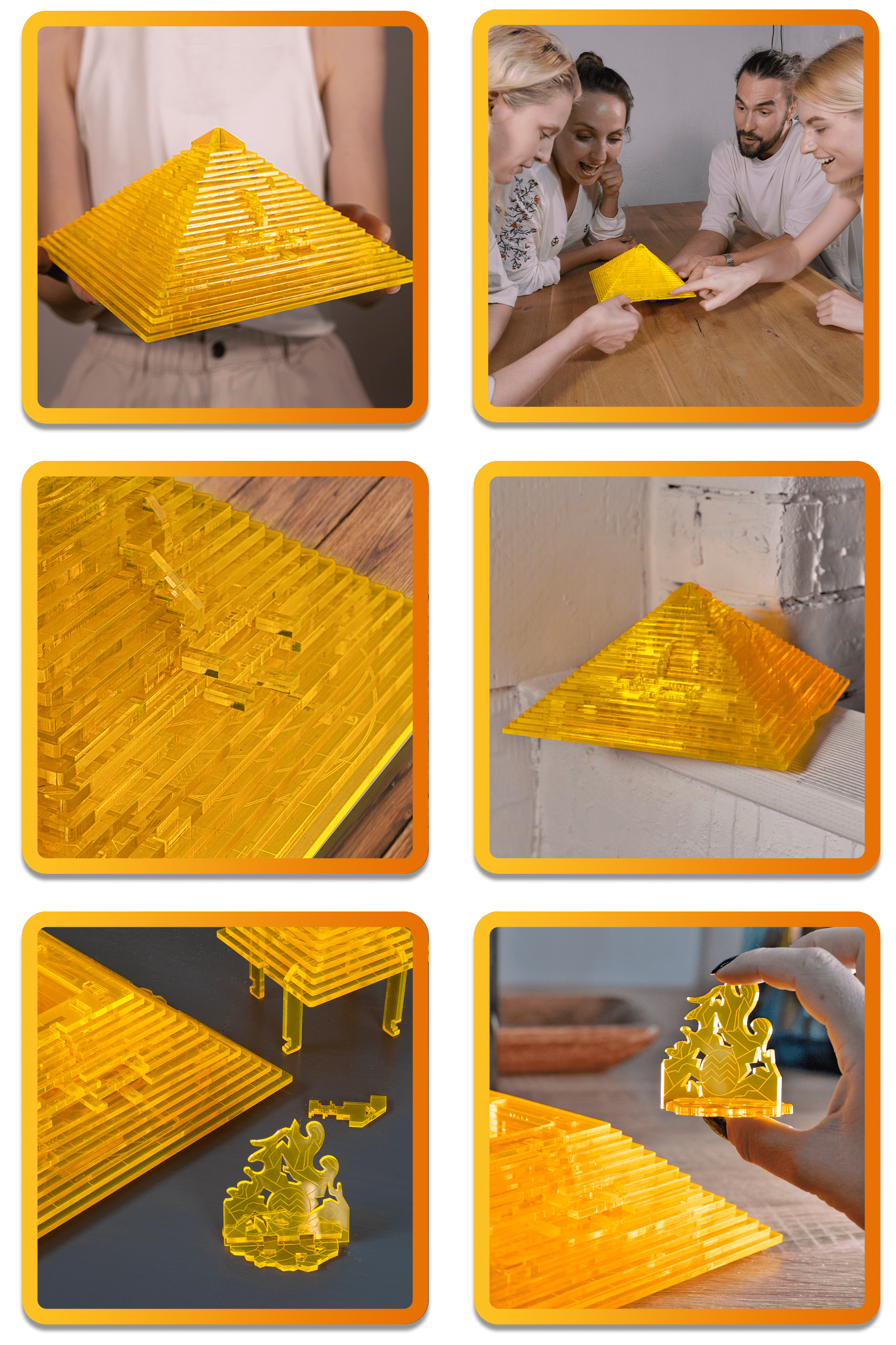 Fotos und Abbildungen von Quest Pyramid Flaming Sand. ESC WELT.