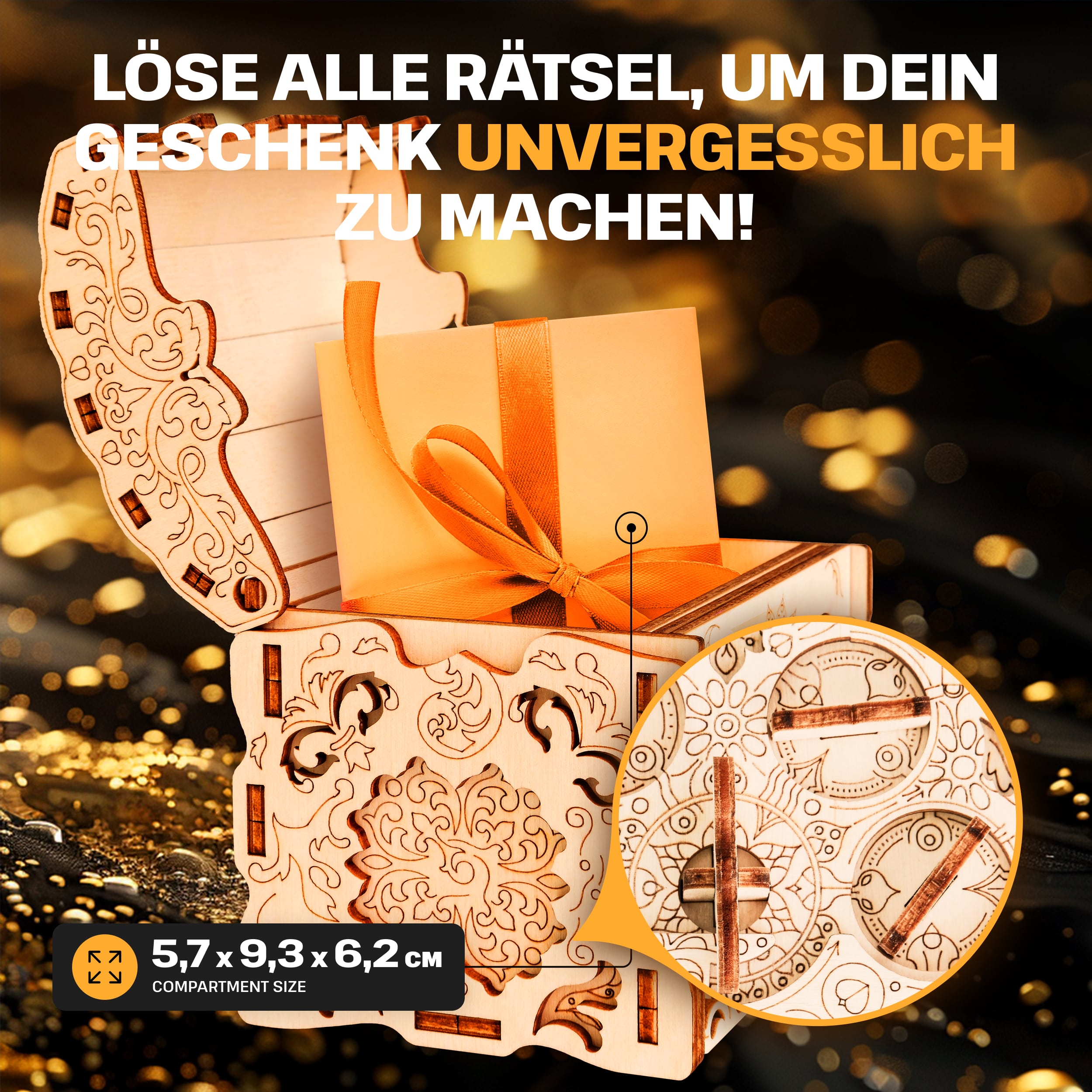 Fotos und Abbildungen von Secret Treasure Box. ESC WELT.