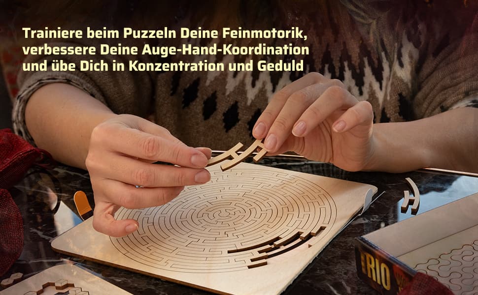 Fotos und Abbildungen von Trio Wooden Jigsaw Puzzles. ESC WELT.